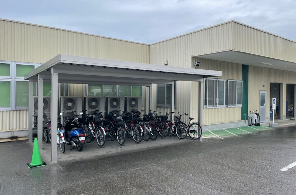 駐輪場用カーポート設置